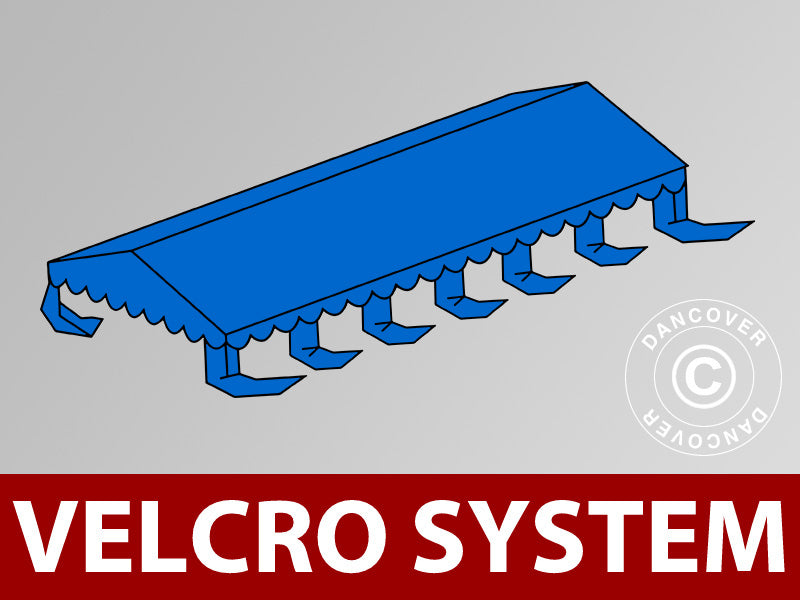 Roof cover for Marquee UNICO, PVC/Polyester, 6x12 m, Blue