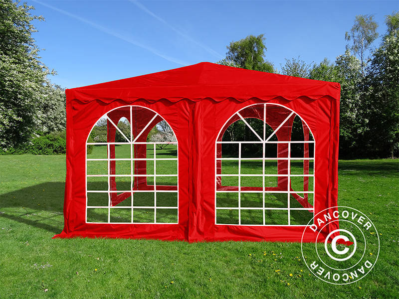 Pagoda Marquee UNICO 4x4 m, Red