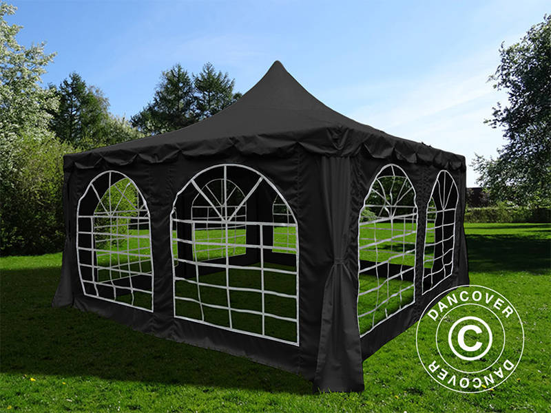 Marquee Pagoda 4x4 m, Black