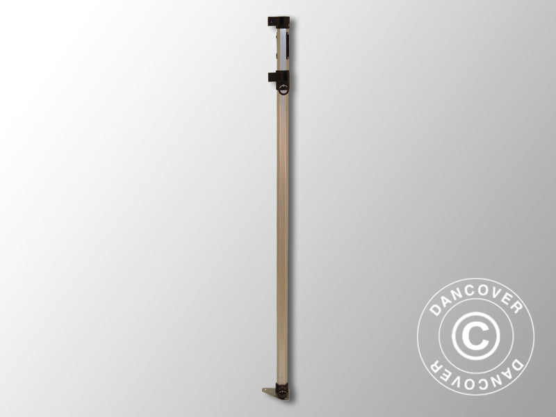 Complete corner leg 2.27/2.55 m, Black fitting