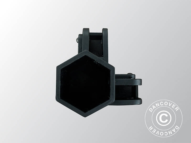 Top fitting for corner leg