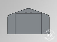 End wall/door for storage shelter PRO 6x6 m, 6x12 m and 6x18 m PVC, Grey
