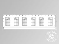 Sidewall with window for marquee PLUS 12 m, White