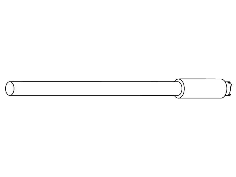 Center pole, 1560 mm