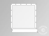 Sidewall with panorama window for marquee Original, White