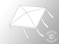 Roof cover for Pagoda Exclusive 5x5 m, PVC, White