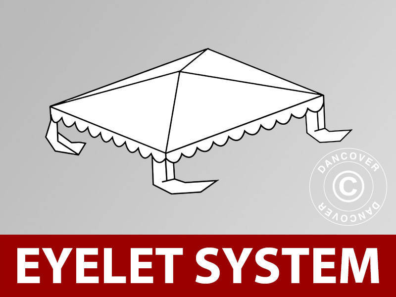 Roof cover for Marquee UNICO, PVC/Polyester, 3x3 m, White