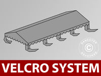 Roof cover for Marquee UNICO, PVC/Polyester, 4x8 m, Dark Grey