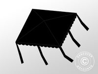 Roof cover 5x5 m, polyester, Black