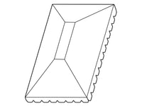 Roof for Gazebo Osiris 3x4 m, Grey