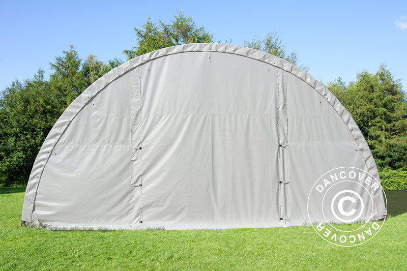 Arched Storage tent 9.15x12x4.5 m, PVC, White