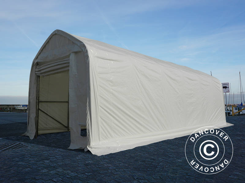 Storage tent Oceancover 5.5x15x4.1x5.3 m, PE, White