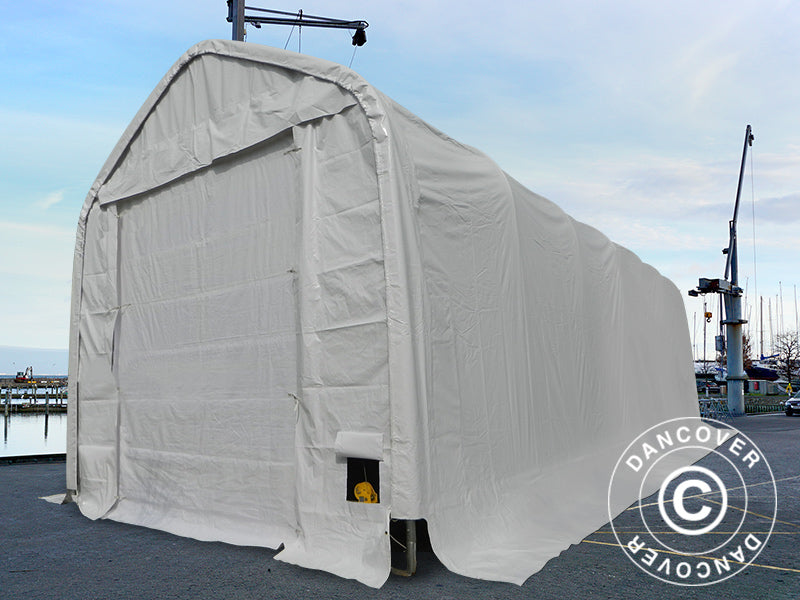 Storage tent Oceancover 5.5x20x4.1x5.3 m, PVC, White
