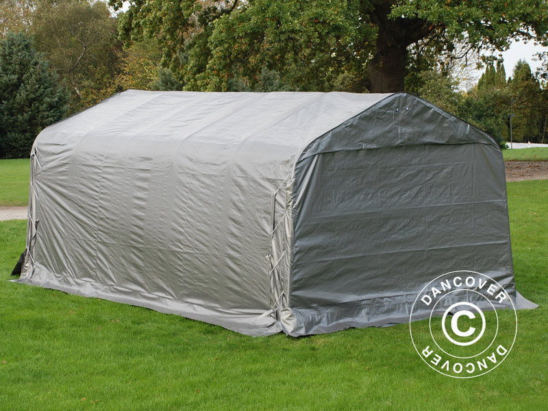 Portable Garage PRO 3.6x6x2.68 m PE, Grey