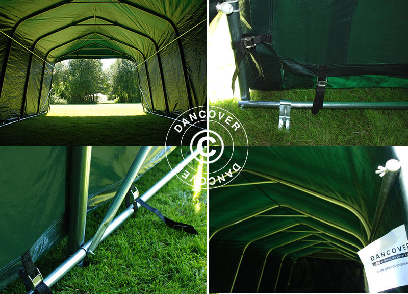 Portable Garage PRO 3.6x6x2.68 m PVC, Green