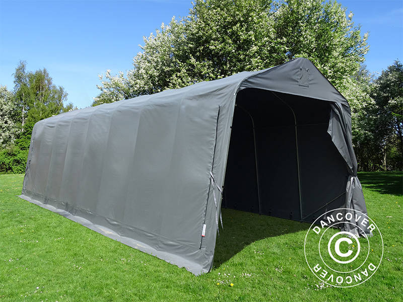 Portable Garage PRO 3.77x9.7x3.18 m PVC, Grey