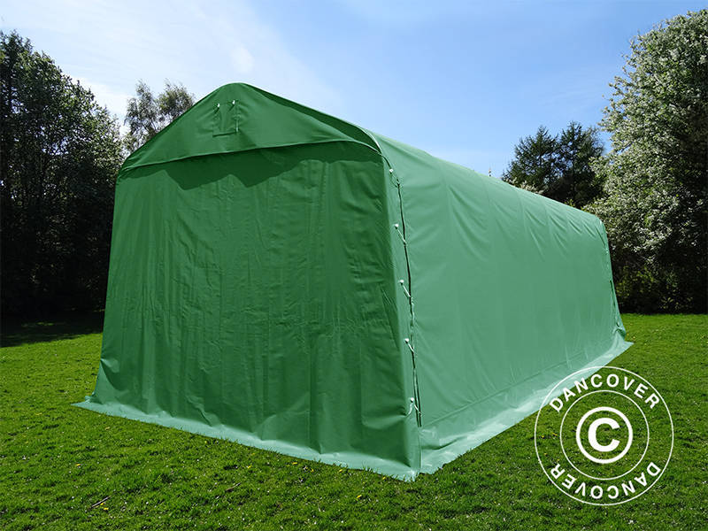 Portable Garage PRO 3.77x9.7x3.18 m, PVC, Green