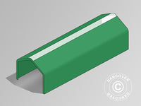 Roof Cover for Storage Shelter PRO 6x18 m PVC w/skylight, Green