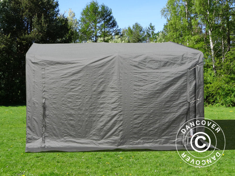 Portable Garage Basic 3.3x3.6x2.4 m PE, Grey