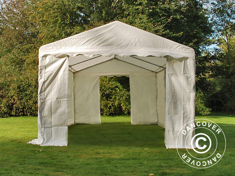 Storage Tent Basic 2-in-1, 4x6 m PE 700, White