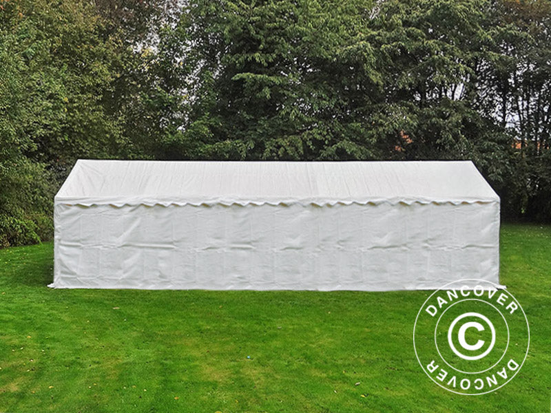 Storage Tent Basic 2-in-1, 4x10 m PE 700, White