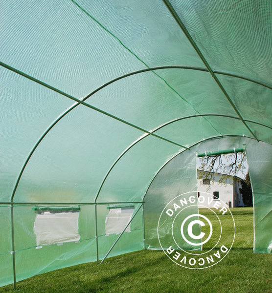 Polytunnel Greenhouse 4x8x2 m, 32 m², Green
