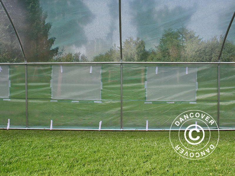 Polytunnel Greenhouse 4x8x2 m, 32 m², Green