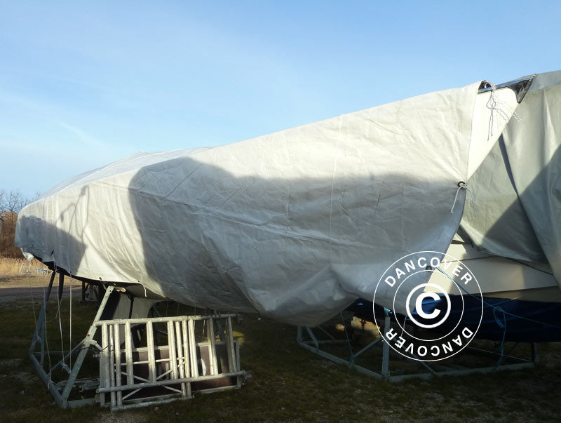 Tarpaulin 6x10 m, PE 300 g/m², White