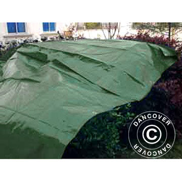 Tarpaulin 16x16 m, PE 65 g/m², Green