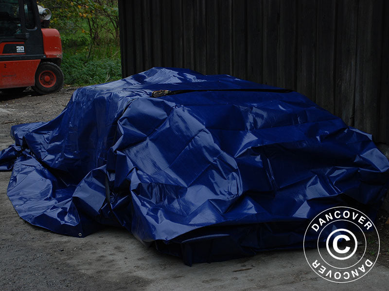 Tarpaulin 6x8 m, PE 250 g/m², Blue