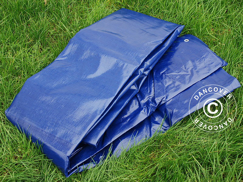 Tarpaulin 6x10 m, PE 250 g/m², Blue