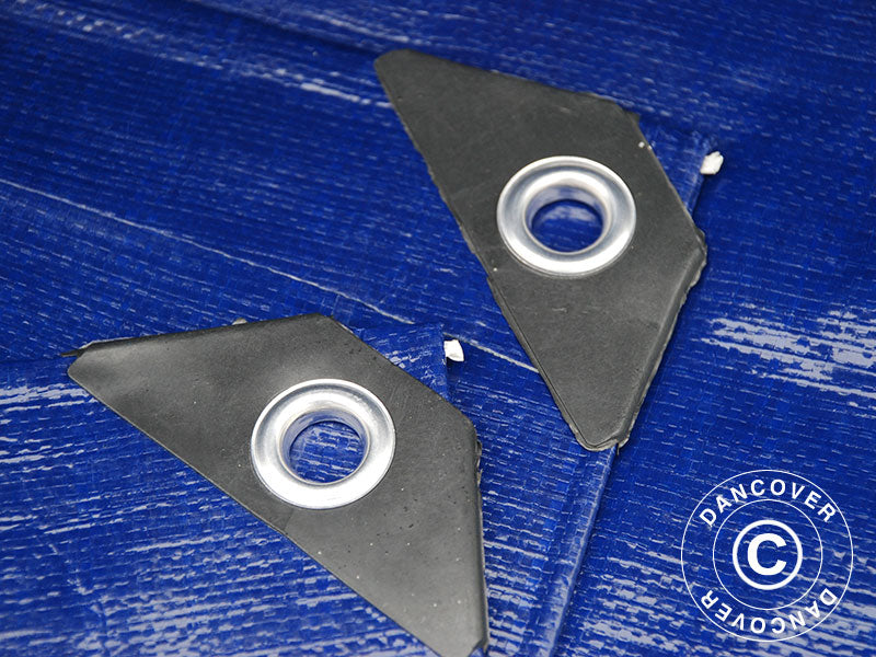 Tarpaulin 8x10 m, PE 250 g/m², Blue