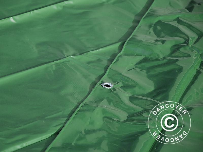 Tarpaulin 6x8 m, PVC  500 g/m², Green