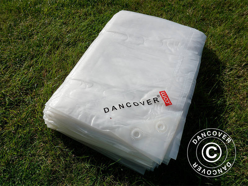 Tarpaulin 6x10 m, PE 90 g/m², Translucent