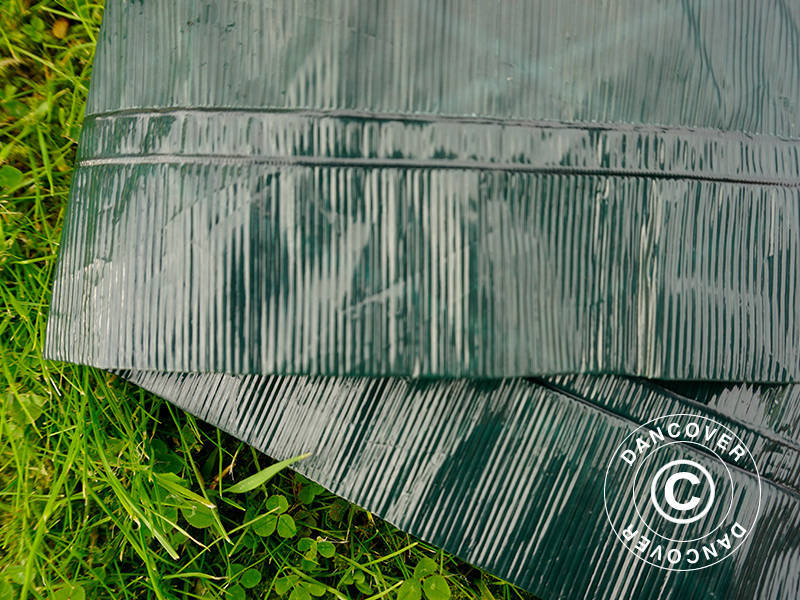 Tarpaulin 5x8 m, PE 90 g/m², Reinforced, Dark Green