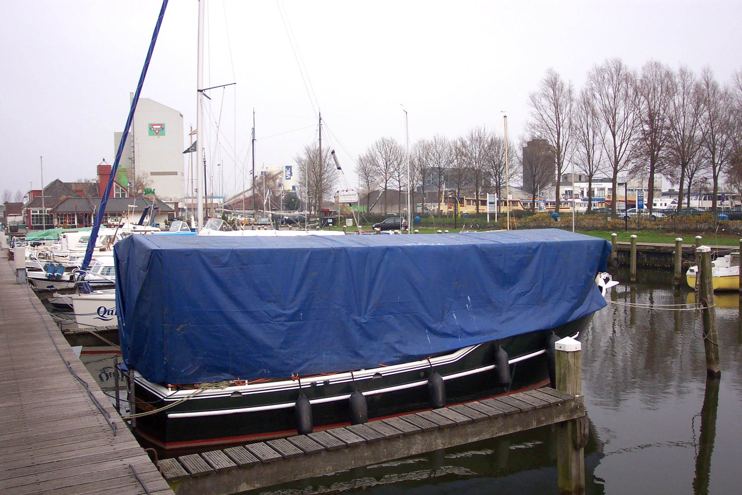 Tarpaulin 6x8 m, PVC 570 g/m², Blue