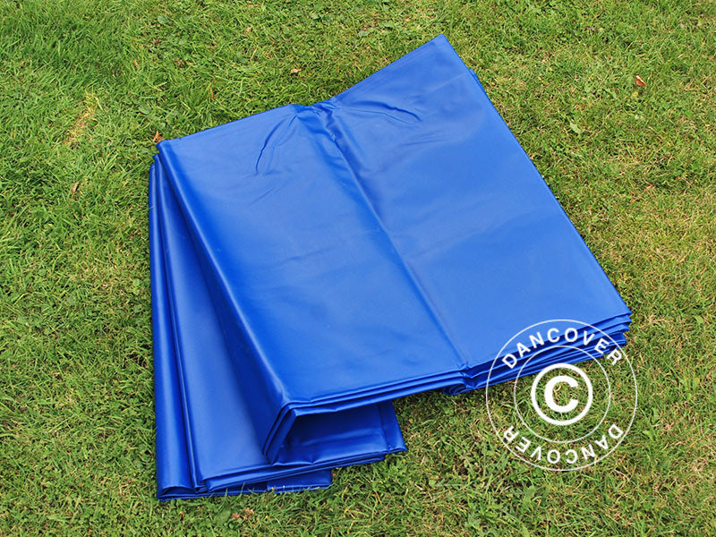 Tarpaulin 4x6 m, PVC 570 g/m², Blue