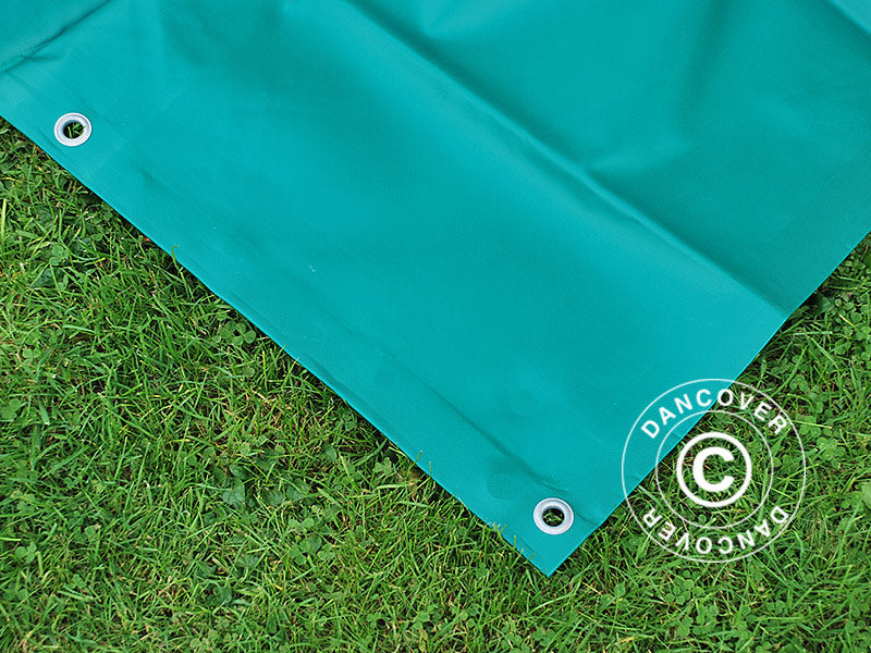 Tarpaulin 10x12 m, PVC 570 g/m², Green