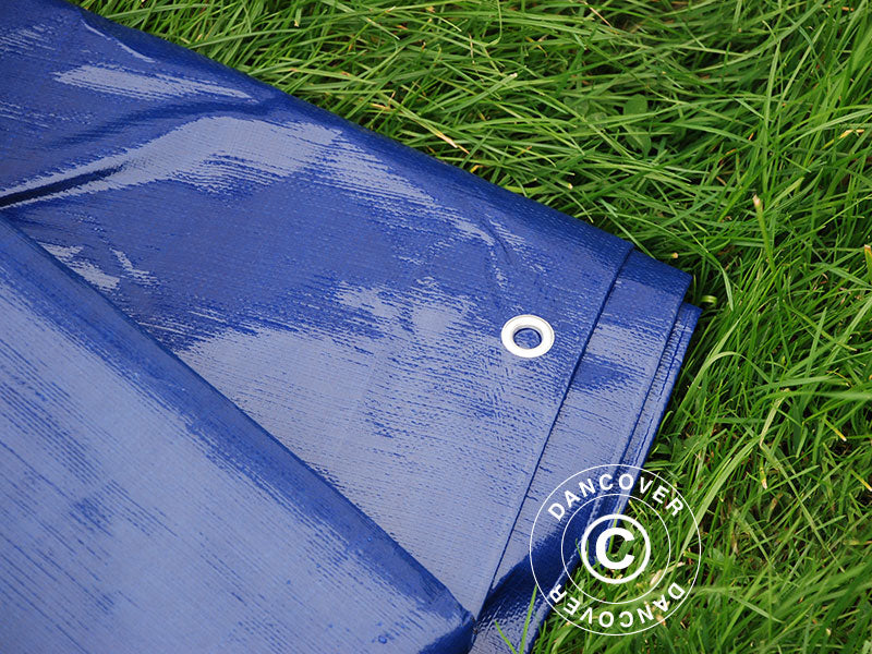 Tarpaulin 10x20 m, PE 250 g/m², Blue