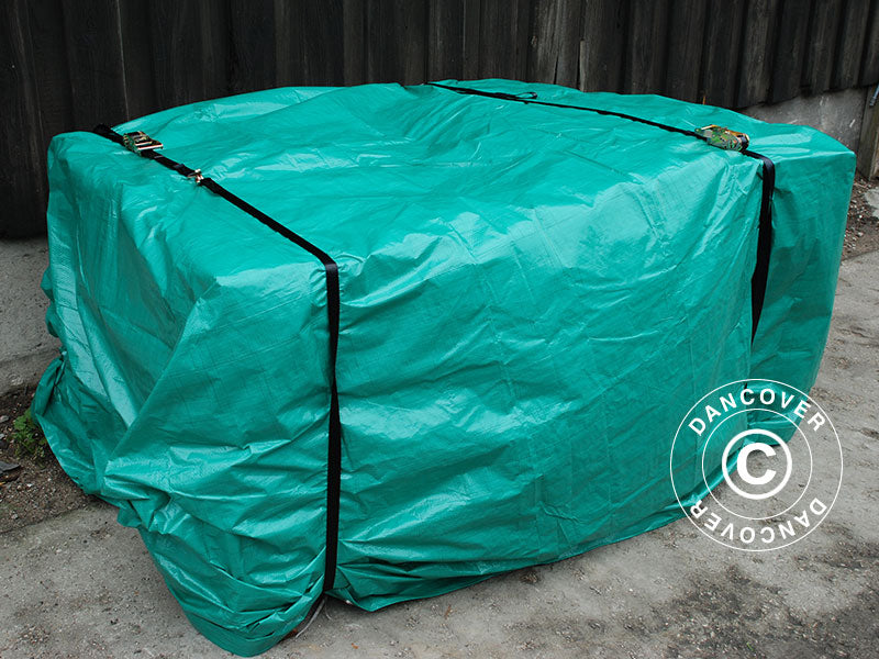 Tarpaulin 5x8 m, PE 65 g/m², green