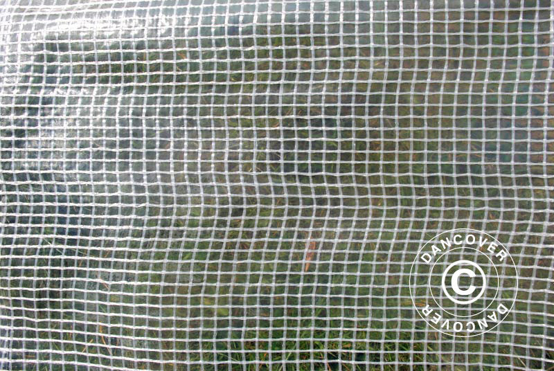 Tarpaulin 5x8 m, Net reinforced PE 200 g/m², Clear