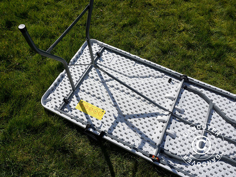 Folding Table 180x74x74 cm, Light Grey (25 pcs.)