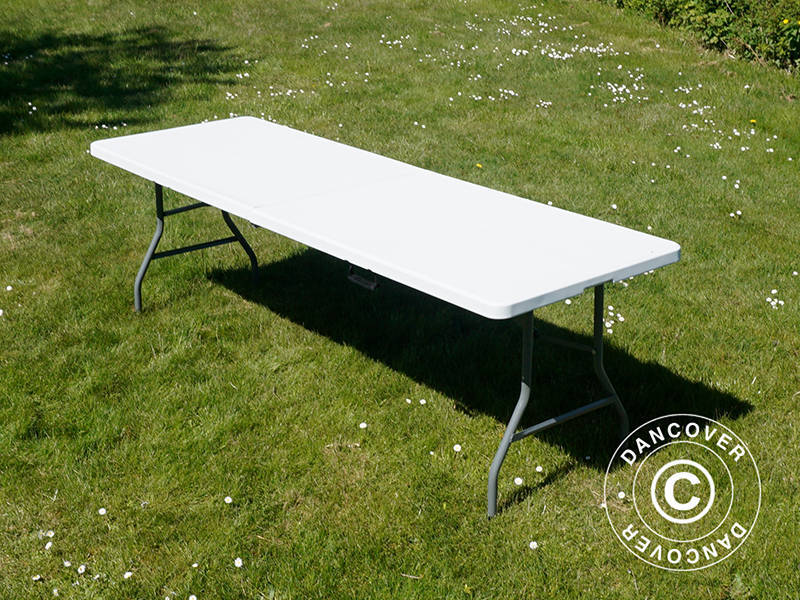 Folding Table 240x76x74 cm, Light Grey (25 pcs.)