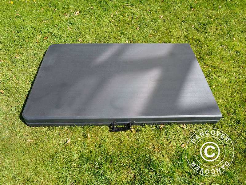 Folding Table 240x76x74 cm, Black (25 pcs.)