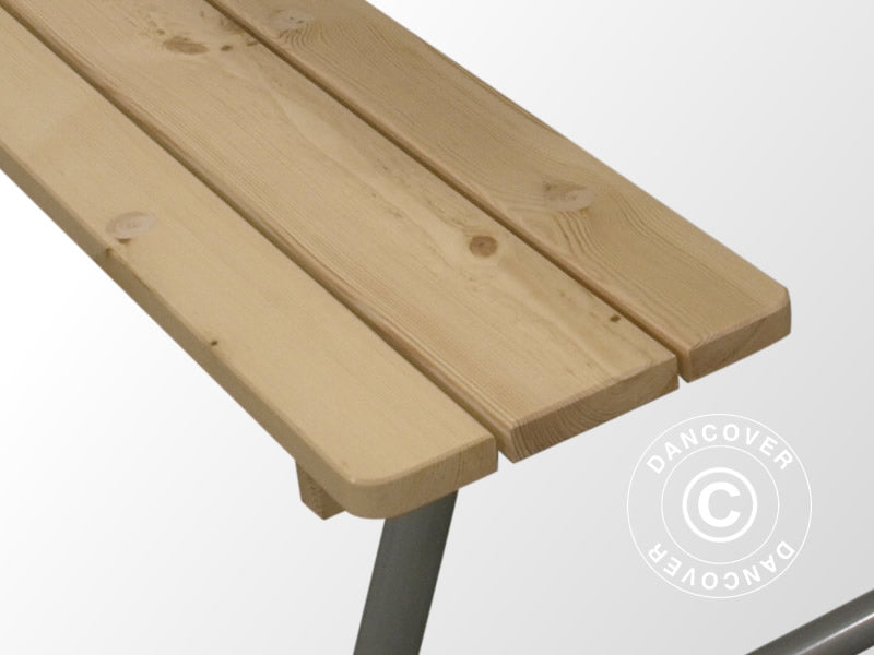 Picnic table, 1.75x1.60 m, Natural
