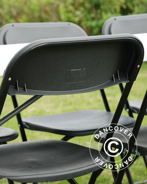 Folding Chair 44x44x80 cm, Black, 24 pcs.