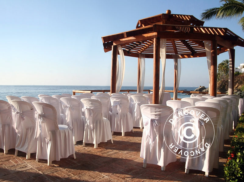 Chair cover for 48x43x89 cm chair, White