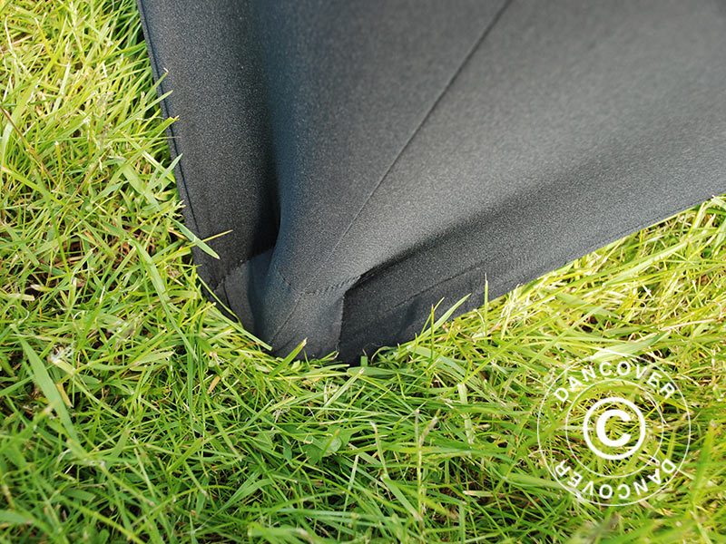 Stretch table cover 183x75x74 cm, Black