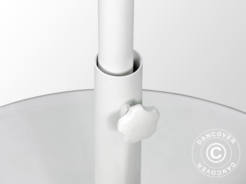 Steel Base f/Parasol Round, Ø0.7 m, White