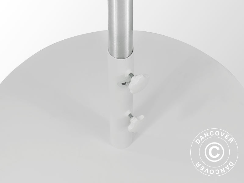 Steel Base f/Parasol Round, Ø0.7 m, White